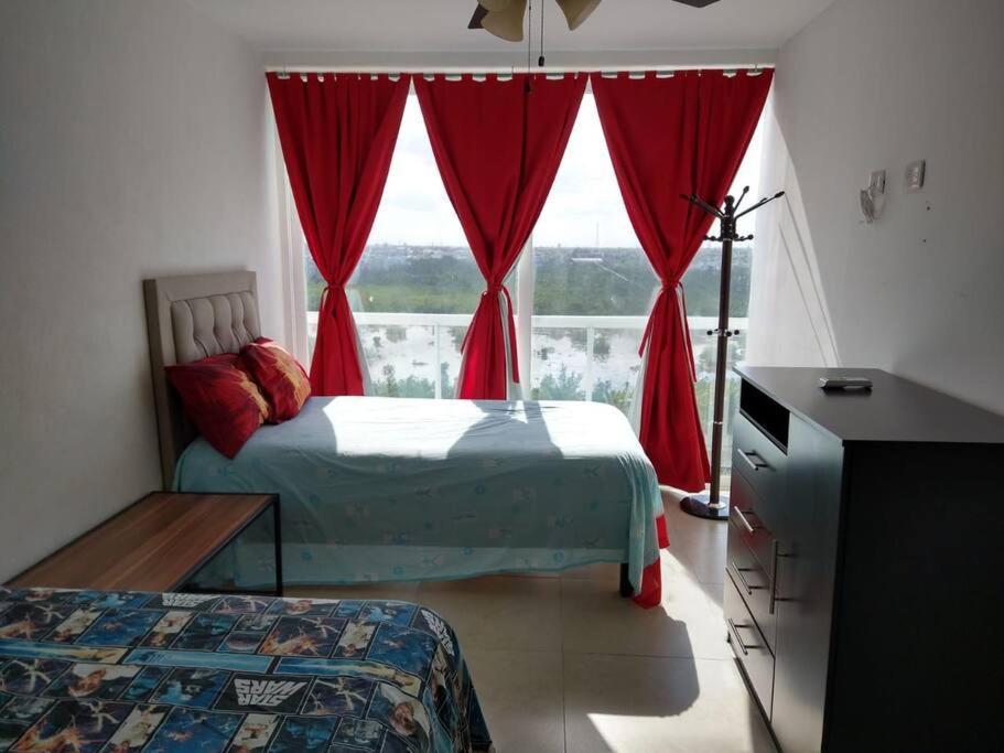 Hermoso Condo De 2 Habitaciones Frente Al Caribe Cancun Exterior photo